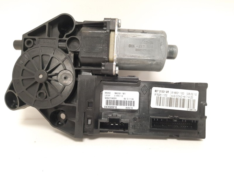Recambio de motor elevalunas delantero izquierdo para renault megane iii berlina 5 p dynamique referencia OEM IAM 807310019R  