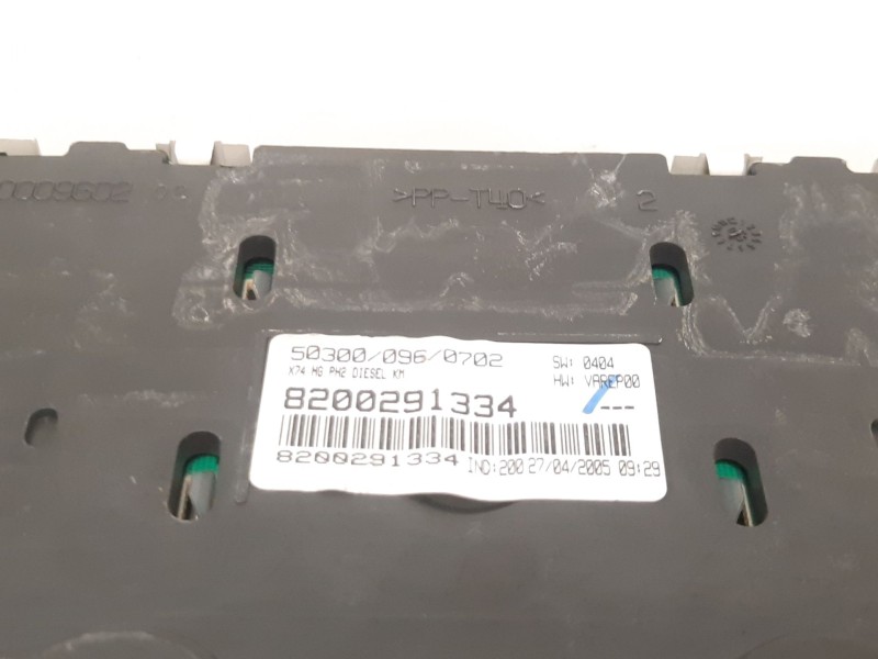 Recambio de cuadro instrumentos para renault laguna ii (bg0) authentique referencia OEM IAM 8200291334  