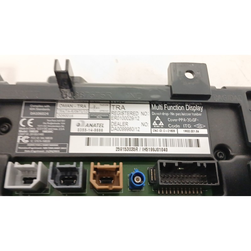 Recambio de pantalla multifuncion para renault captur i (j5_, h5_) 0.9 tce 90 referencia OEM IAM 259153035R  