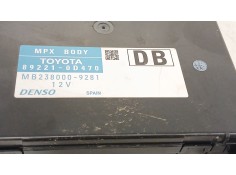 Recambio de modulo electronico para toyota yaris (_p13_) 1.3 (nsp130_) referencia OEM IAM 892210D470   2