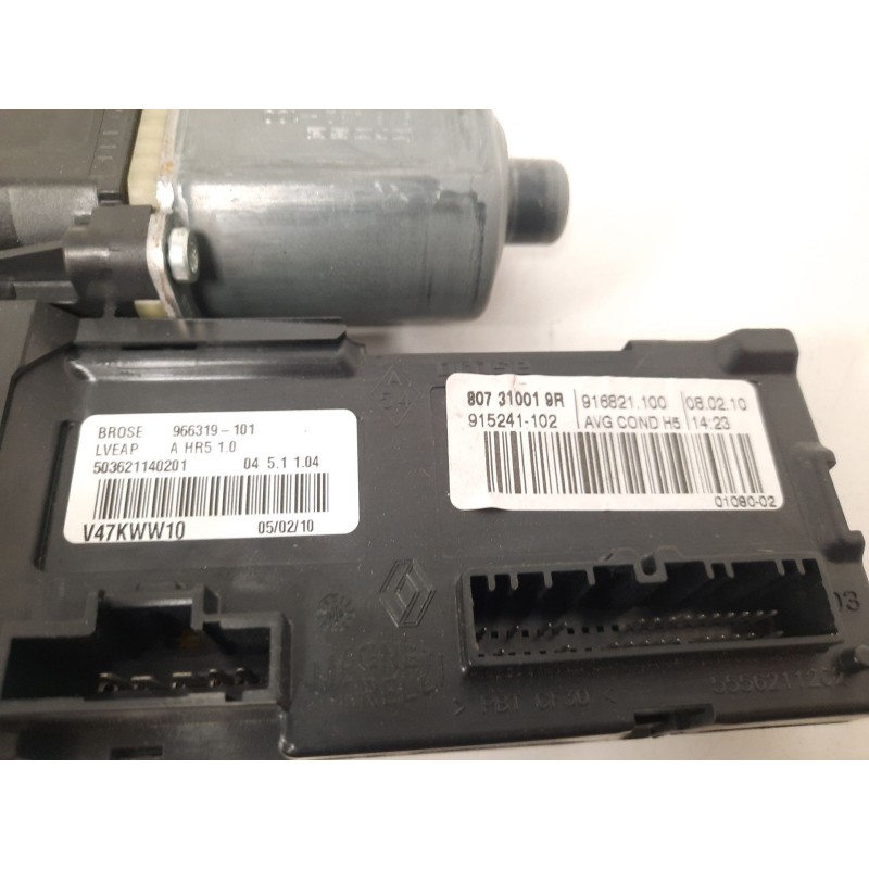 Recambio de motor elevalunas delantero izquierdo para renault megane iii berlina 5 p dynamique referencia OEM IAM 807310019R  