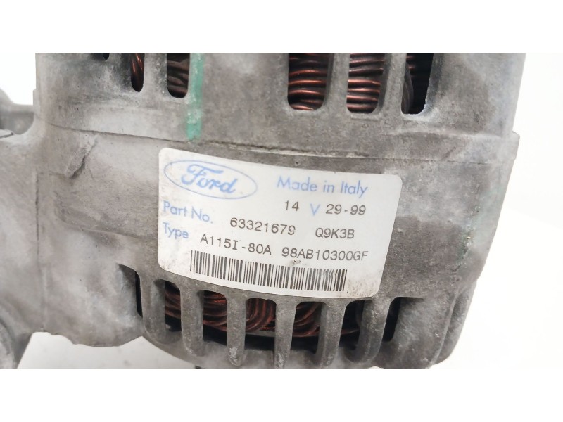 Recambio de alternador para ford focus i (daw, dbw) 2.0 16v referencia OEM IAM 98AB10300GF  
