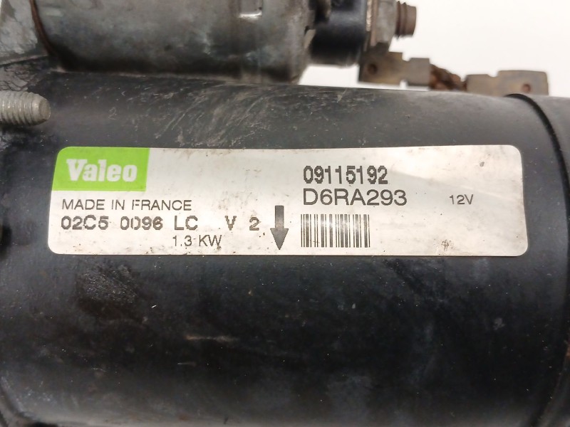 Recambio de motor arranque para opel astra h (a04) 1.6 (l48) referencia OEM IAM D6RA293  02C50096LC