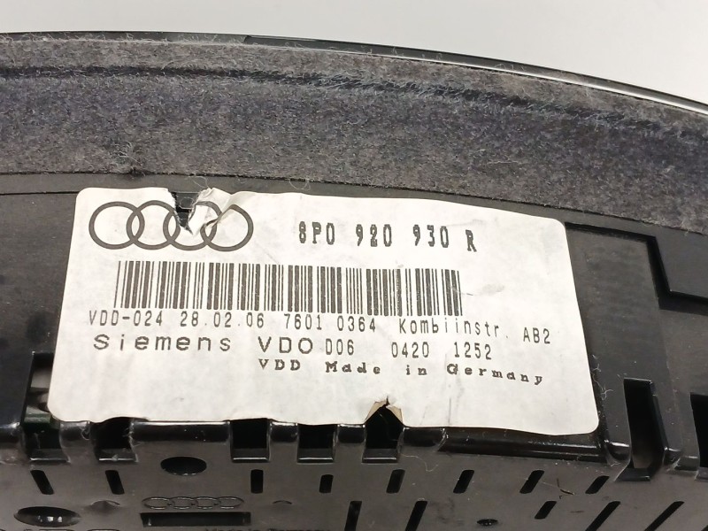 Recambio de cuadro instrumentos para audi a3 (8p1) 2.0 tdi 16v referencia OEM IAM 8P920930R  