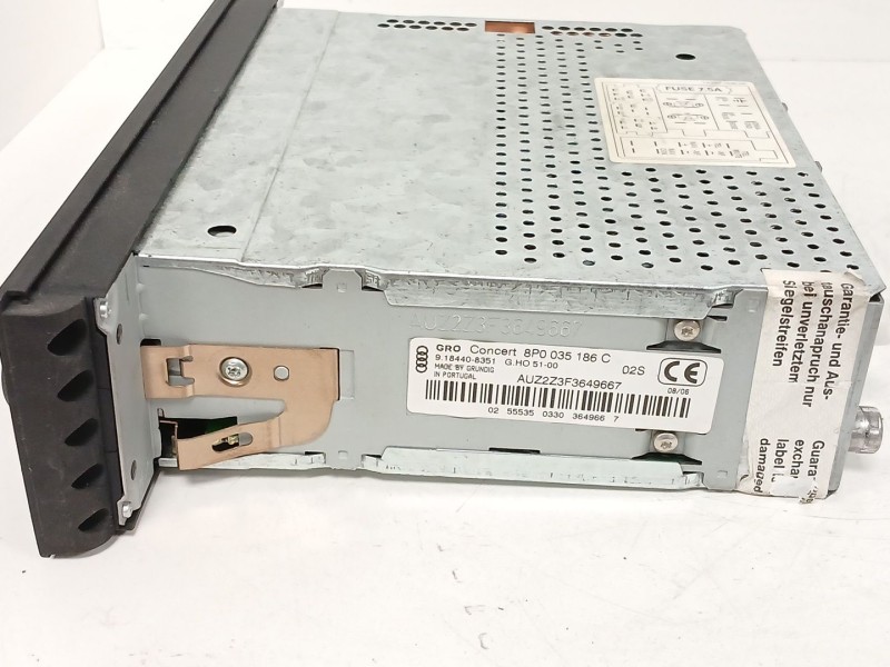 Recambio de sistema audio / radio cd para audi a3 (8p1) 2.0 tdi 16v referencia OEM IAM 8P0035186C  
