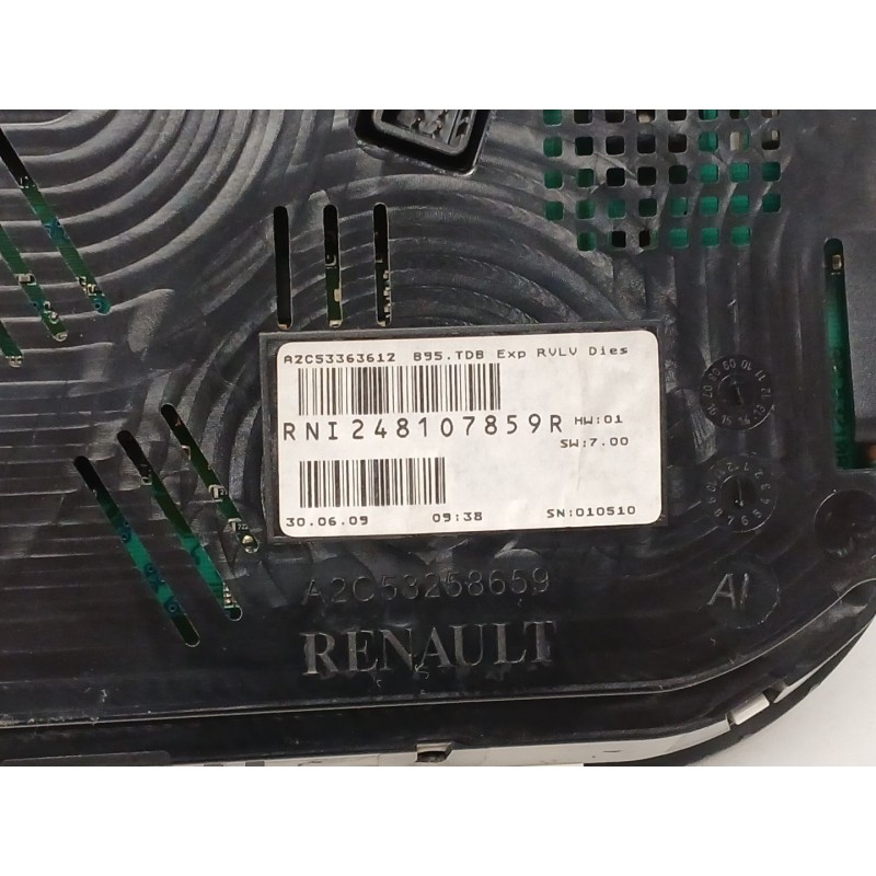 Recambio de cuadro instrumentos para renault megane iii hatchback (bz0/1_, b3_) 1.5 dci referencia OEM IAM   