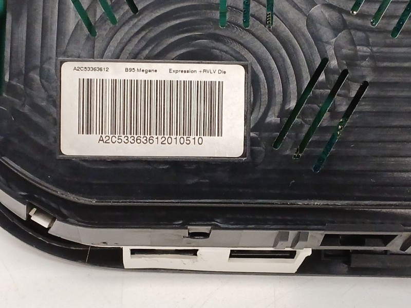 Recambio de cuadro instrumentos para renault megane iii hatchback (bz0/1_, b3_) 1.5 dci referencia OEM IAM   