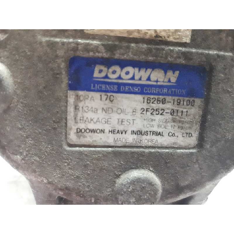 Recambio de compresor aire acondicionado para hyundai elantra (xd) 2.0 cdri gls (5-ptas.) (2004) referencia OEM IAM 1625019100 1