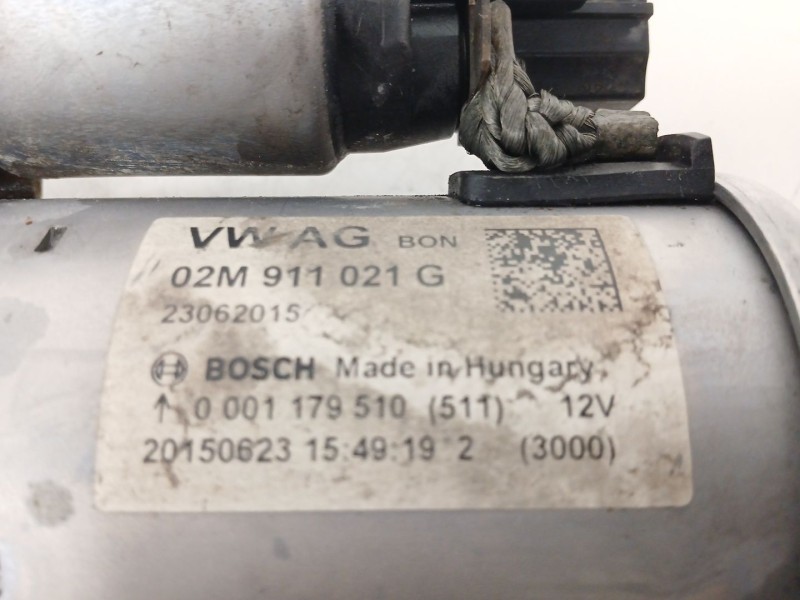 Recambio de motor arranque para volkswagen polo v (6r1, 6c1) 1.0 referencia OEM IAM 02M911021G  000179510