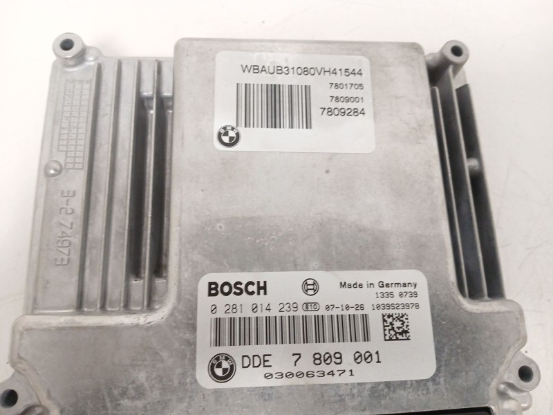 Recambio de centralita motor uce para bmw 1 (e81) 118 d referencia OEM IAM 0281014239  7809001