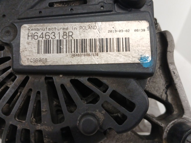 Recambio de alternador para citroën nemo monospace 1.4 hdi referencia OEM IAM H646318R  TG9B068 Recambio de alternador para citroën nemo monospace 1.4 hdi referencia OEM IAM H646318R  TG9B068