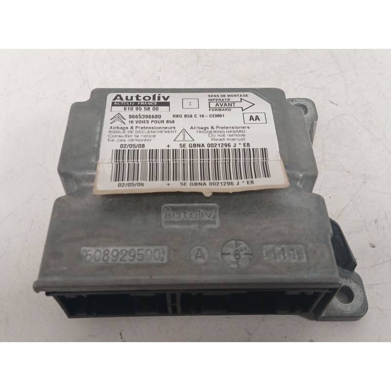 Recambio de centralita airbag para citroën c4 grand picasso i (ua_) 2.0 hdi 138 referencia OEM IAM 610955800  9665396680