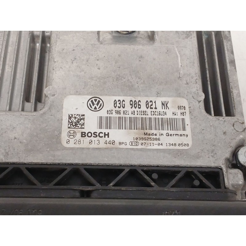 Recambio de centralita motor uce para volkswagen passat b6 variant (3c5) 2.0 tdi referencia OEM IAM 03G906021NK EDC16U34 0281013