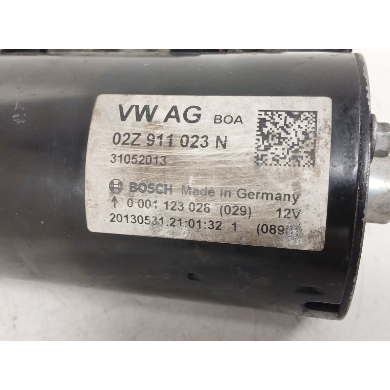Recambio de motor arranque para seat ibiza iv (6j5, 6p1) 1.6 tdi referencia OEM IAM 02Z911023N  0001123026