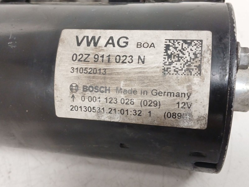 Recambio de motor arranque para seat ibiza iv (6j5, 6p1) 1.6 tdi referencia OEM IAM 02Z911023N  0001123026