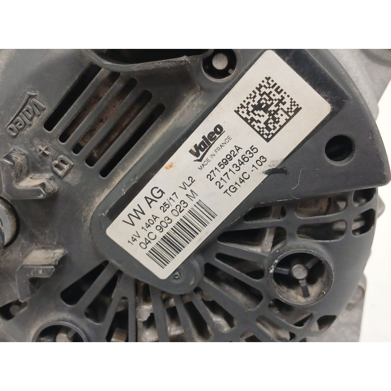 Recambio de alternador para volkswagen golf vii (5g1, bq1, be1, be2) 1.0 tsi referencia OEM IAM 04C903023M 2715992A TG14C103