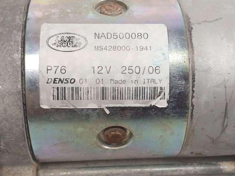 Recambio de motor arranque para land rover range rover sport i (l320) 2.7 d 4x4 referencia OEM IAM NAD500080  MS4280001941