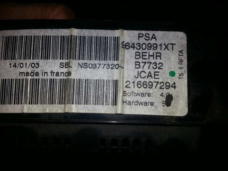 Recambio de mando climatizador para peugeot 307 break / sw (s1) sw referencia OEM IAM 96430991XT  