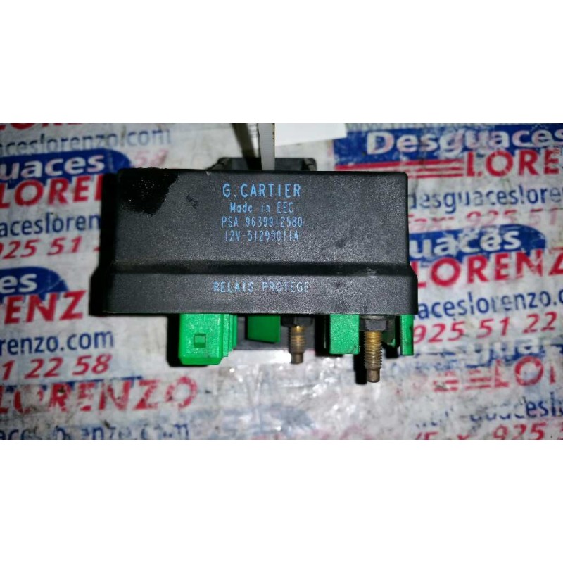 Recambio de caja precalentamiento para peugeot 206 berlina x-line referencia OEM IAM 9639912580  