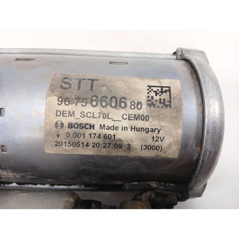 Recambio de motor arranque para peugeot 308 ii (lb_, lp_, lw_, lh_, l3_) 1.6 hdi / bluehdi 115 referencia OEM IAM   