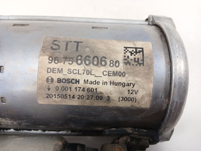 Recambio de motor arranque para peugeot 308 ii (lb_, lp_, lw_, lh_, l3_) 1.6 hdi / bluehdi 115 referencia OEM IAM   