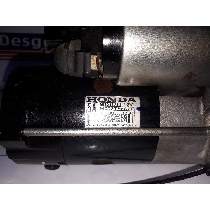 Recambio de motor arranque para honda civic lim.4 (fd) referencia OEM IAM MHG025 M002T85871 M002T85871