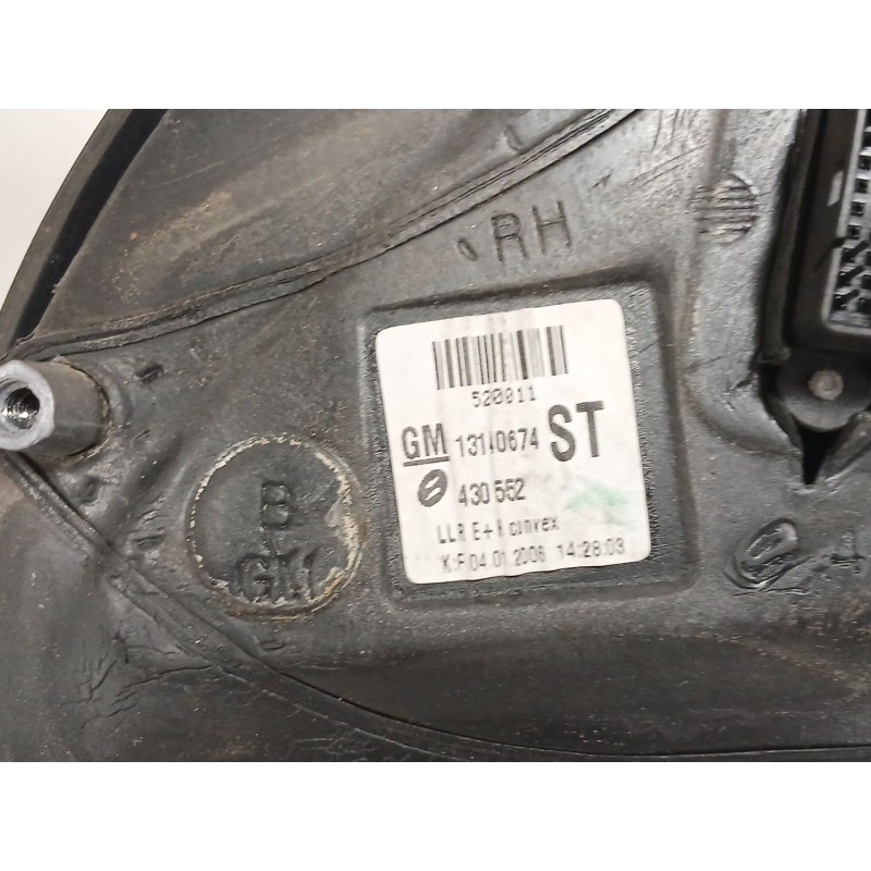 Recambio de retrovisor derecho para opel astra h gtc (a04) 1.7 cdti (l08) referencia OEM IAM 13149674  