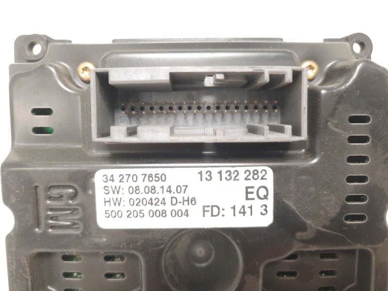 Recambio de pantalla multifuncion para opel vectra c berlina comfort referencia OEM IAM 13132282 342707650 500205008004