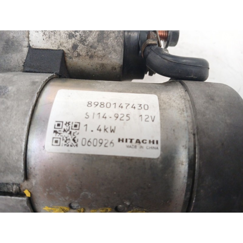 Recambio de motor arranque para opel astra h gtc (a04) 1.7 cdti (l08) referencia OEM IAM 8980147430  