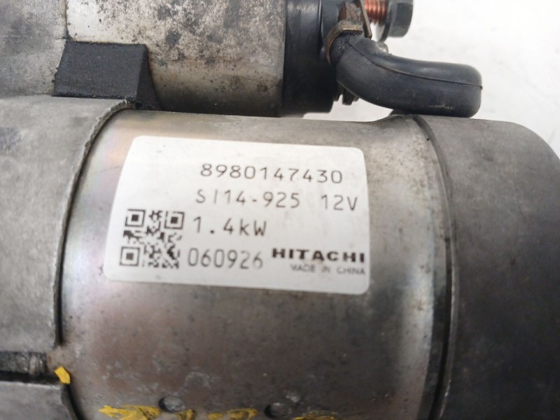 Recambio de motor arranque para opel astra h gtc (a04) 1.7 cdti (l08) referencia OEM IAM 8980147430  