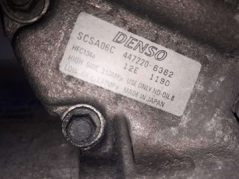 Recambio de compresor aire acondicionado para toyota corolla (e12) 2.0 d-4d luna berlina referencia OEM IAM 4472206362 SCSA06C 