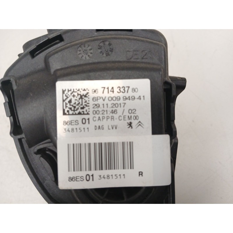 Recambio de pedal acelerador para peugeot 208 i (ca_, cc_) 1.2 vti 82 referencia OEM IAM 9671433780  6pv00994941