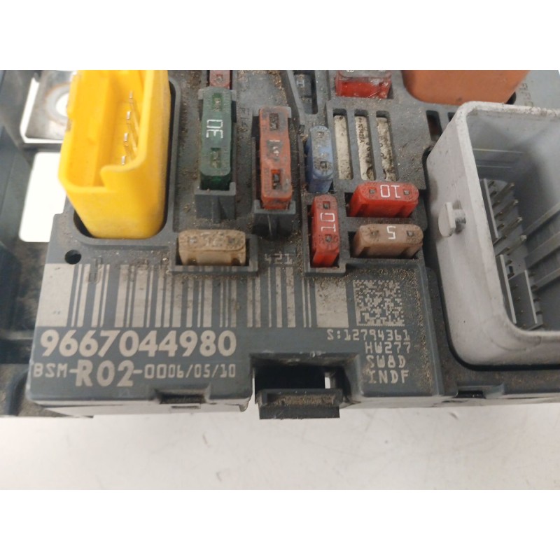 Recambio de caja reles / fusibles para citroën c5 iii (rd_) 2.0 hdi 140 referencia OEM IAM 9667044980  BSMR02