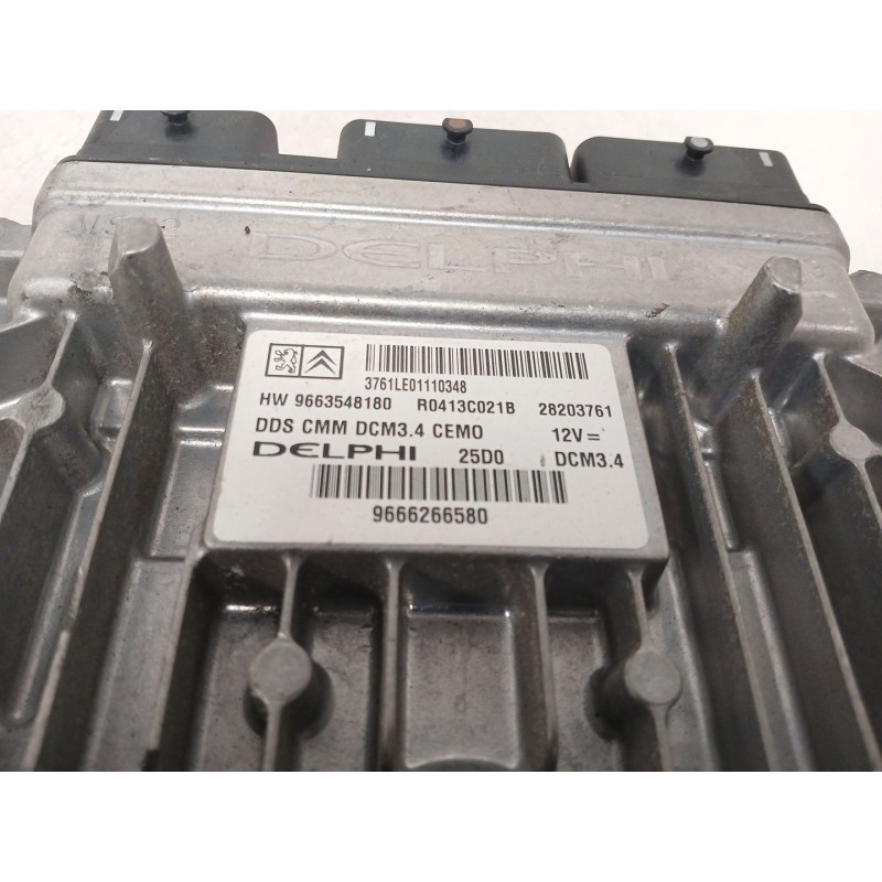 Recambio de centralita motor uce para citroën c5 iii (rd_) 2.0 hdi 140 referencia OEM IAM 9663548180  