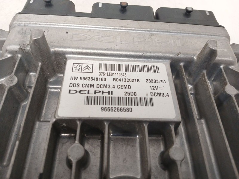 Recambio de centralita motor uce para citroën c5 iii (rd_) 2.0 hdi 140 referencia OEM IAM 9663548180  