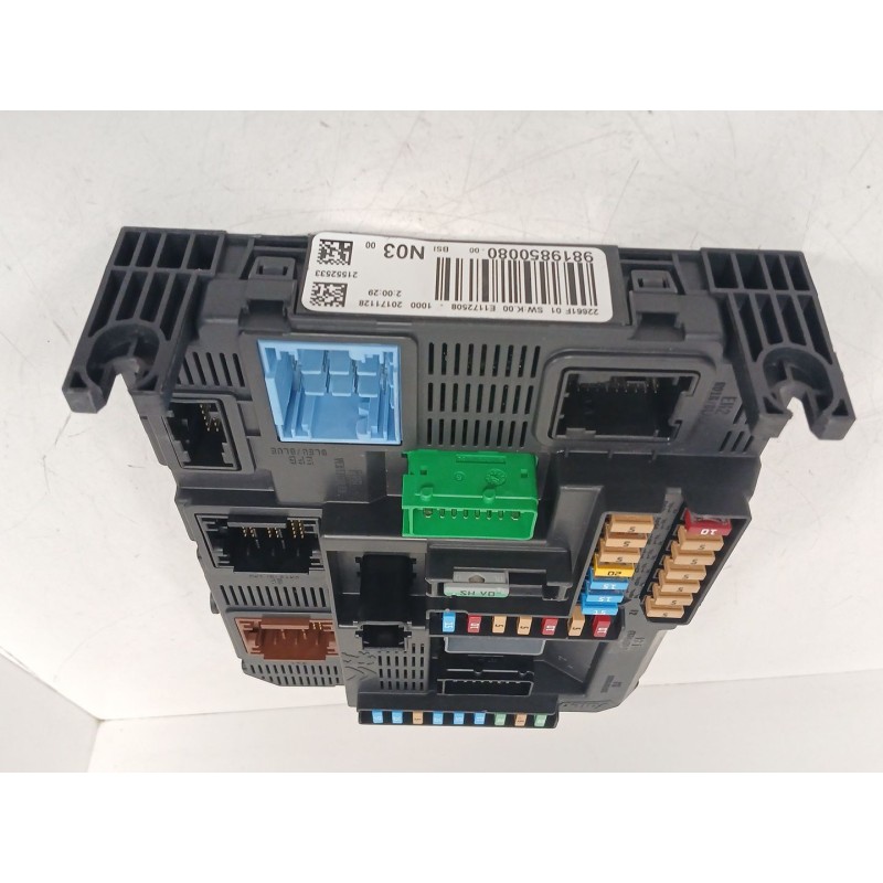 Recambio de caja reles / fusibles para peugeot 208 i (ca_, cc_) 1.2 vti 82 referencia OEM IAM 9819850080  BSIN03