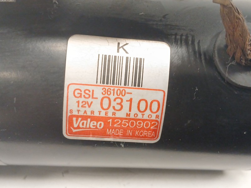 Recambio de motor arranque para kia rio iii (ub) 1.25 cvvt referencia OEM IAM 3610003100  1250902