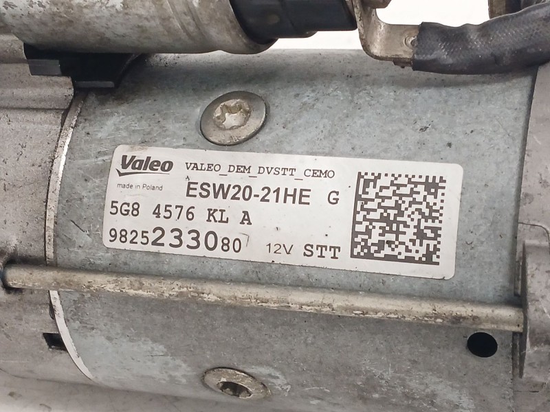 Recambio de motor arranque para peugeot 208 i (ca_, cc_) 1.5 bluehdi 100 referencia OEM IAM   