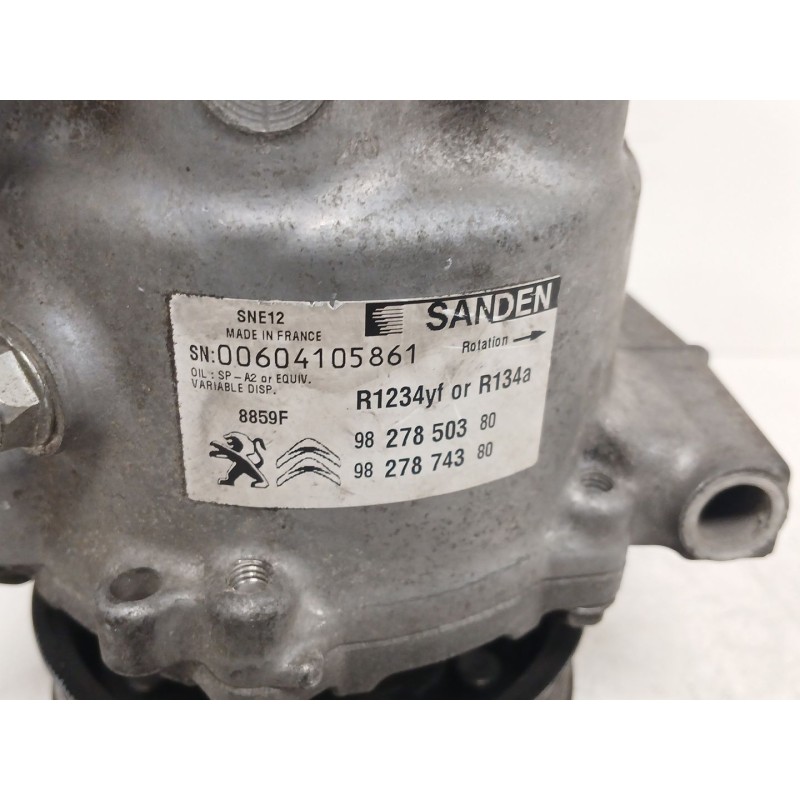 Recambio de compresor aire acondicionado para peugeot 208 i (ca_, cc_) 1.5 bluehdi 100 referencia OEM IAM 9827850380  9827874380