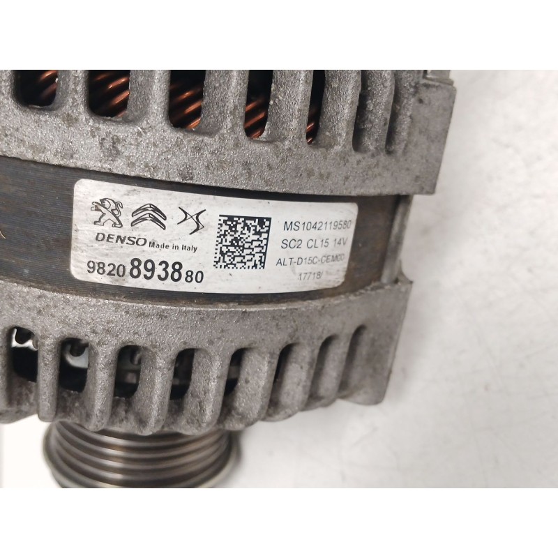 Recambio de alternador para peugeot 208 i (ca_, cc_) 1.5 bluehdi 100 referencia OEM IAM 9820893880  
