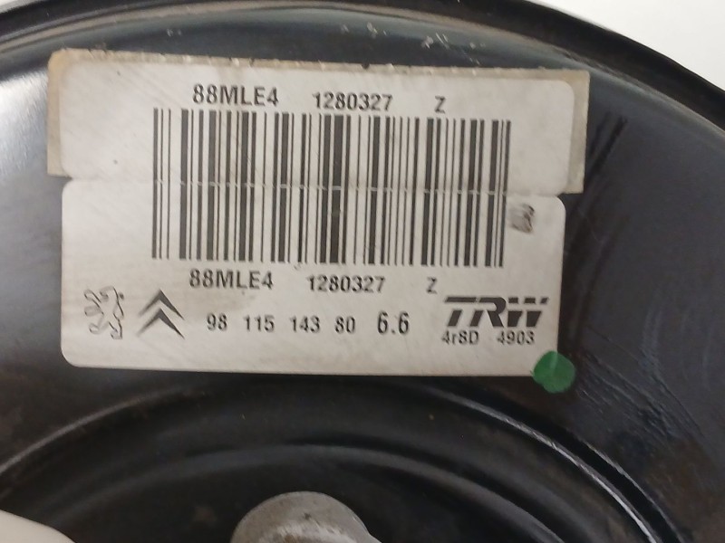 Recambio de servofreno para peugeot 208 i (ca_, cc_) 1.2 vti 82 referencia OEM IAM 9811514380  