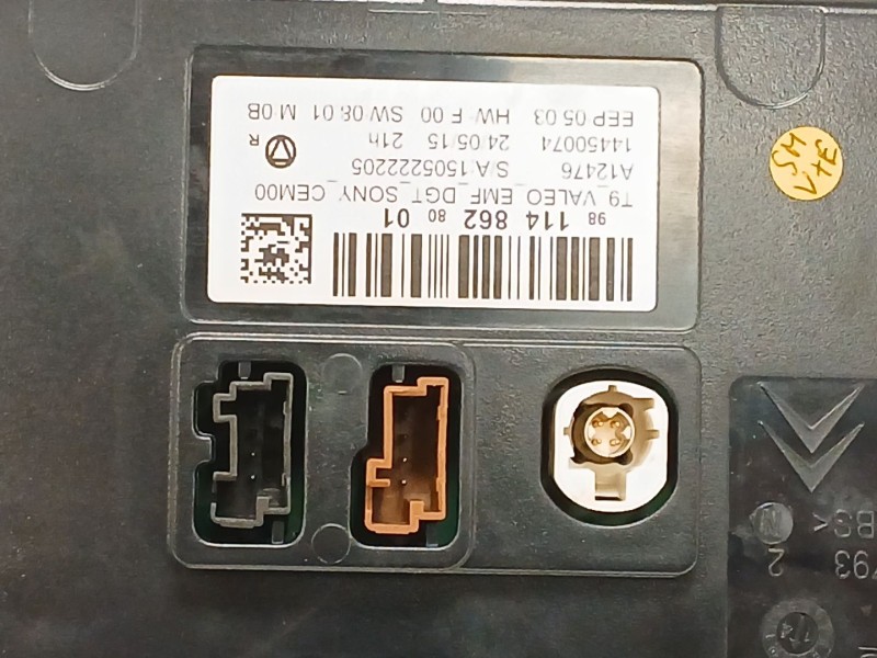 Recambio de pantalla multifuncion para peugeot 308 ii (lb_, lp_, lw_, lh_, l3_) 1.6 hdi / bluehdi 115 referencia OEM IAM 9811486