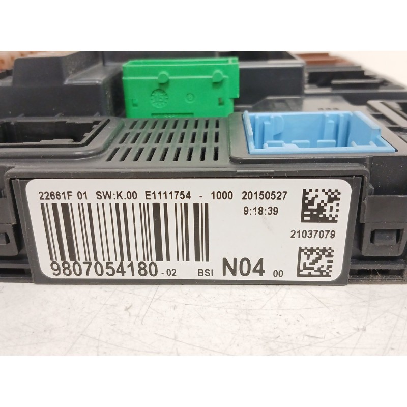 Recambio de caja reles / fusibles para peugeot 308 ii (lb_, lp_, lw_, lh_, l3_) 1.6 hdi / bluehdi 115 referencia OEM IAM 9807054