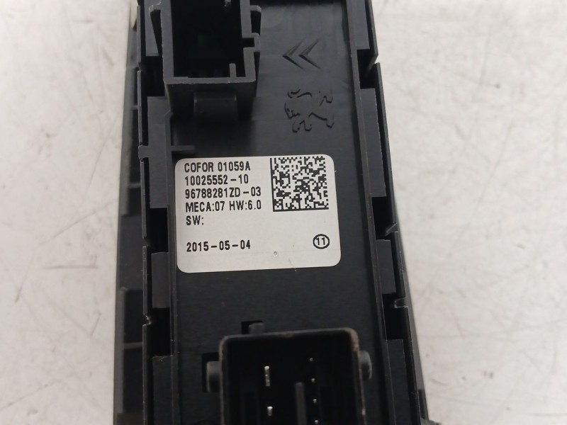 Recambio de mando elevalunas delantero izquierdo para peugeot 308 ii (lb_, lp_, lw_, lh_, l3_) 1.6 hdi / bluehdi 115 referencia 