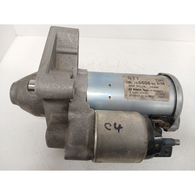 Recambio de motor arranque para citroën c4 cactus 1.6 bluehdi 100 referencia OEM IAM 9675660680  0001174601