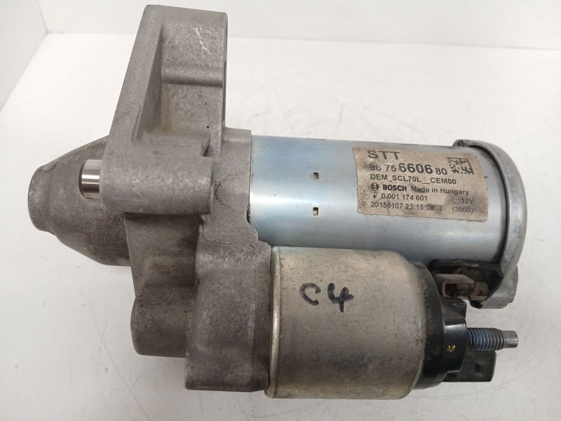 Recambio de motor arranque para citroën c4 cactus 1.6 bluehdi 100 referencia OEM IAM 9675660680  0001174601