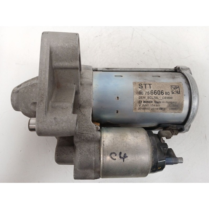 Recambio de motor arranque para citroën c4 cactus 1.6 bluehdi 100 referencia OEM IAM 9675660680  0001174601