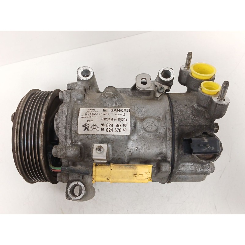 Recambio de compresor aire acondicionado para citroën c4 cactus 1.6 bluehdi 100 referencia OEM IAM 9802456780 04882611461 980245