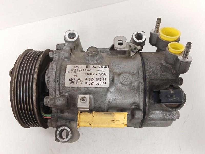 Recambio de compresor aire acondicionado para citroën c4 cactus 1.6 bluehdi 100 referencia OEM IAM 9802456780 04882611461 980245