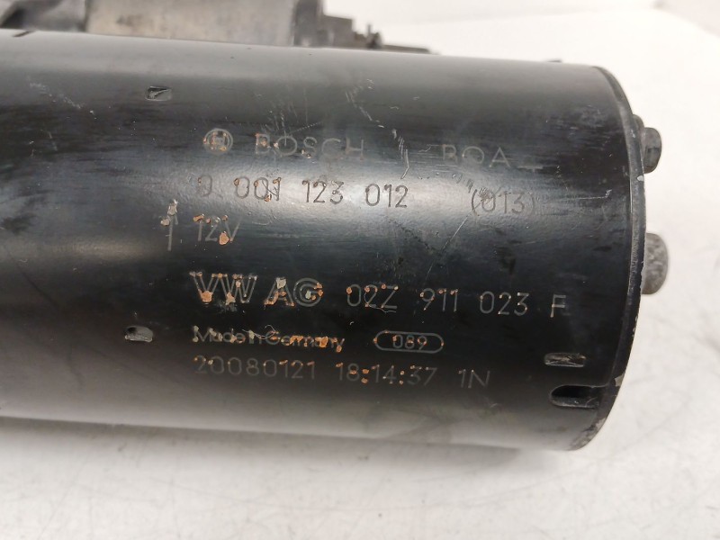 Recambio de motor arranque para seat ibiza iii (6l1) 1.9 tdi referencia OEM IAM 02Z911023F  0001123012